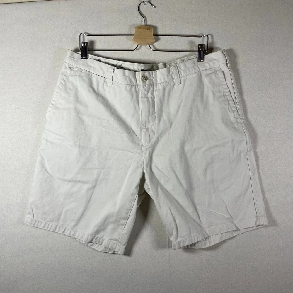 Polo‎ Ralph Lauren Men's Fit Chino Shorts Beige Nautical Flag - Size 38